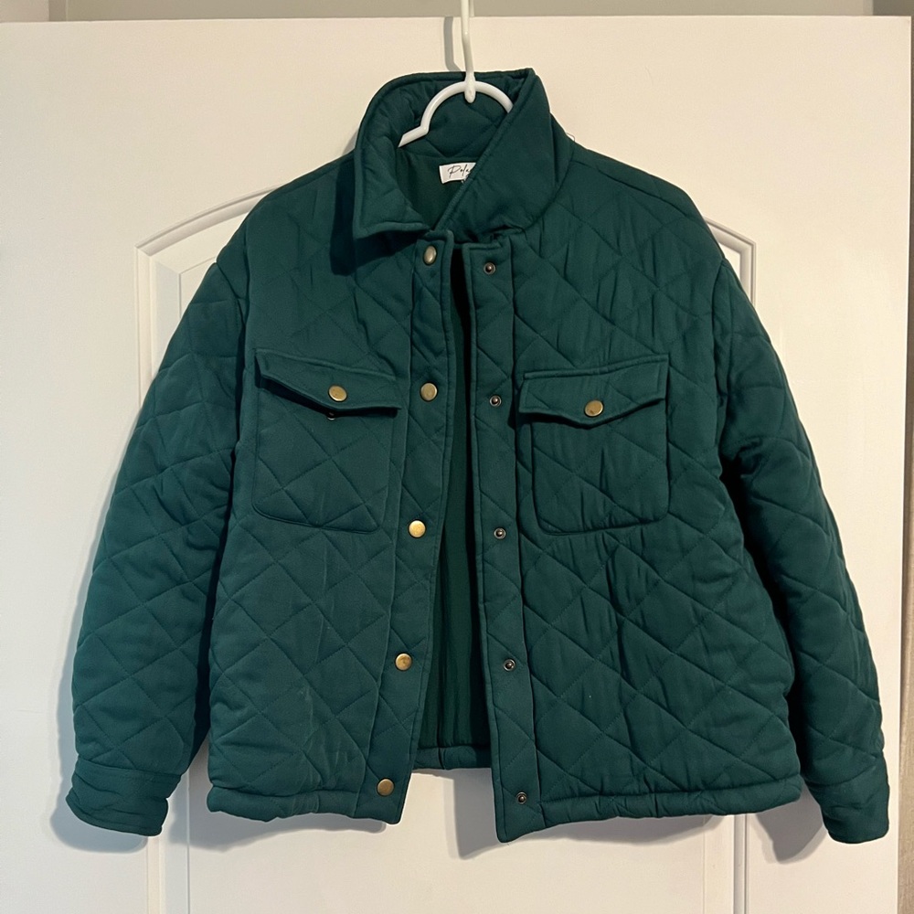 Polagram Forest Green Quilted Jacket